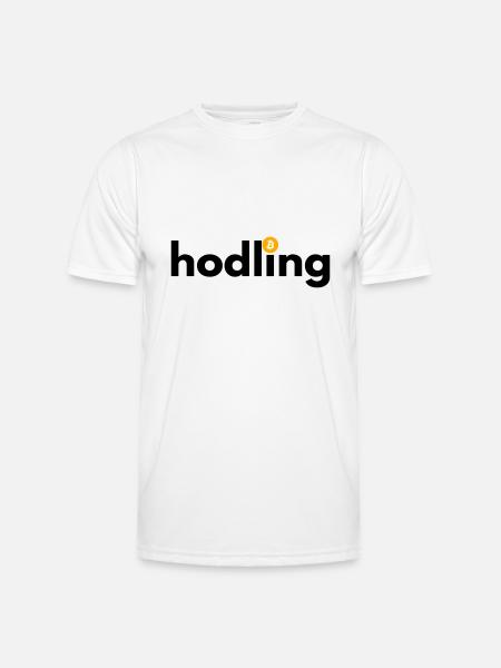 Hodling - Men's Functional T-Shirt - white