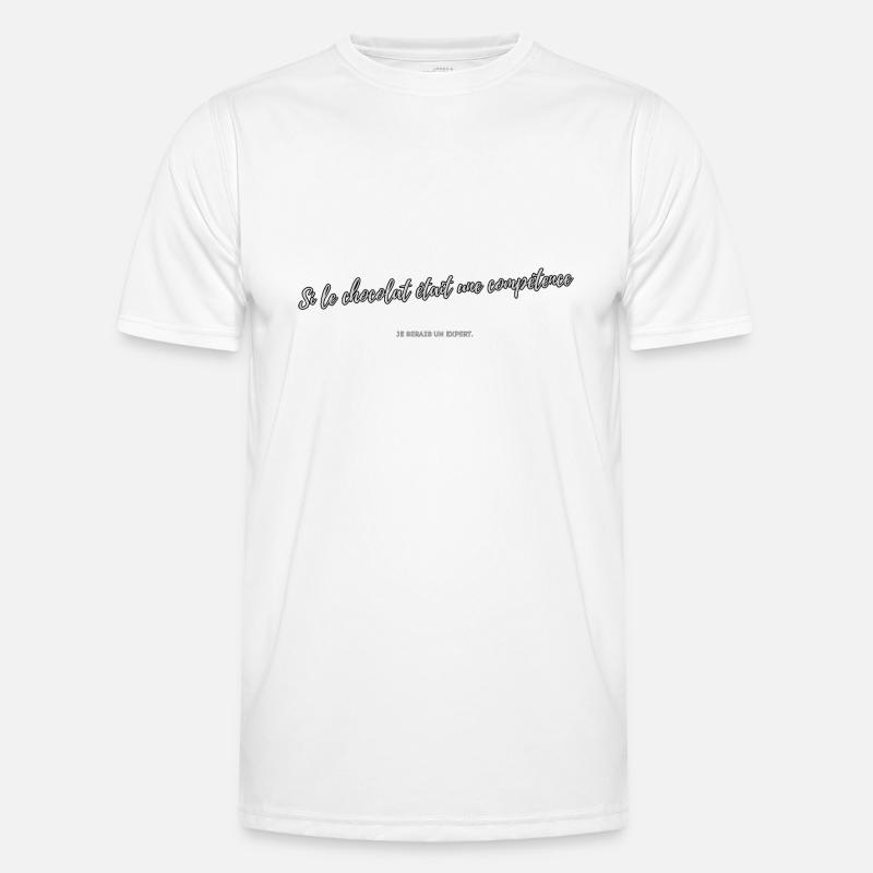Compétence chocolat T-shirt sport Homme