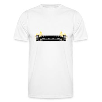 Dortmund Westfalen Stadium Football Temple - Men's Functional T-Shirt - white - Front - AI Model Male 178 dark (178cm)