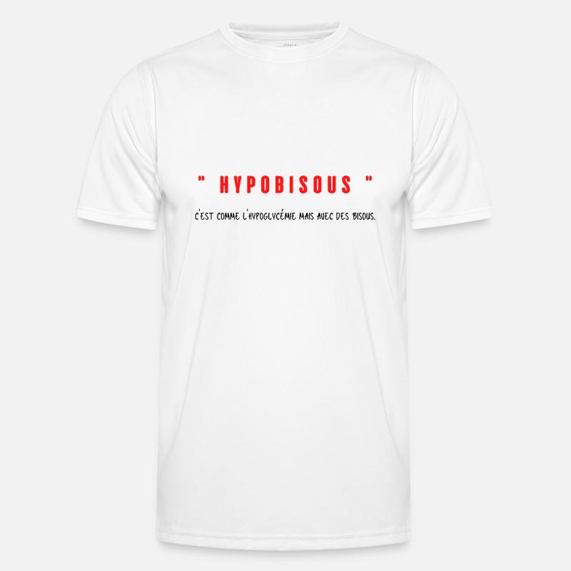 Hypobisous C’est comme l’hypoglycémie mais T-shirt sport Homme