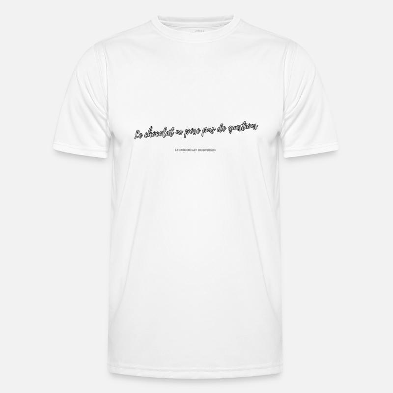Chocolat ne pose pas de questions T-shirt sport Homme