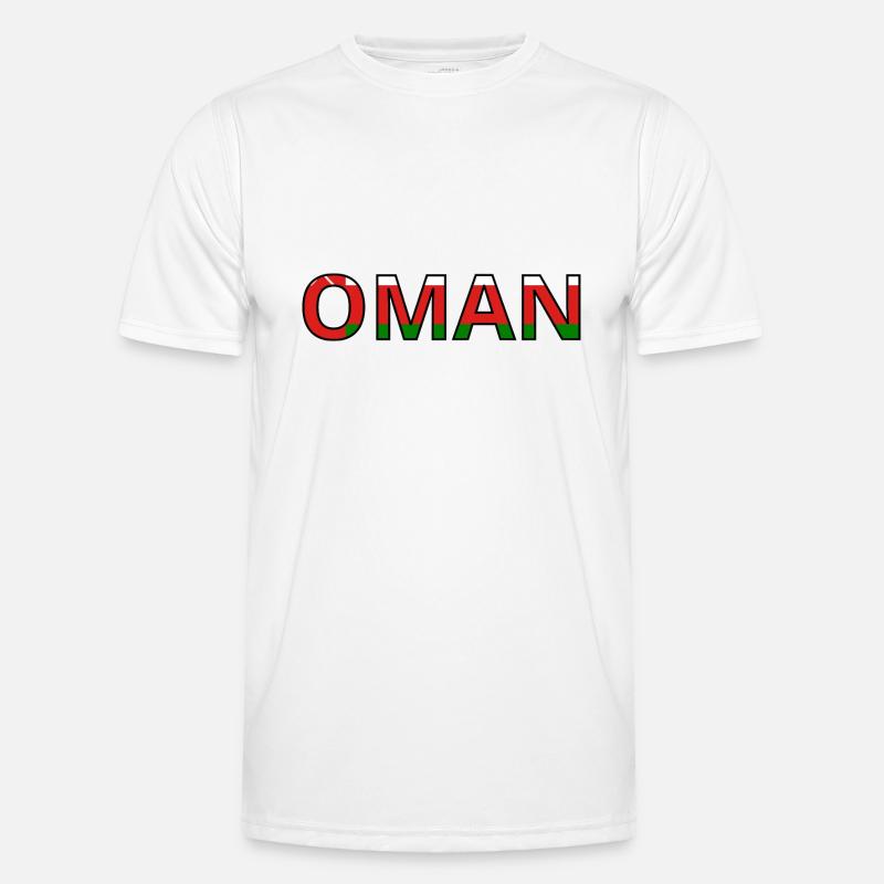 Drapeau Oman T-shirt sport Homme