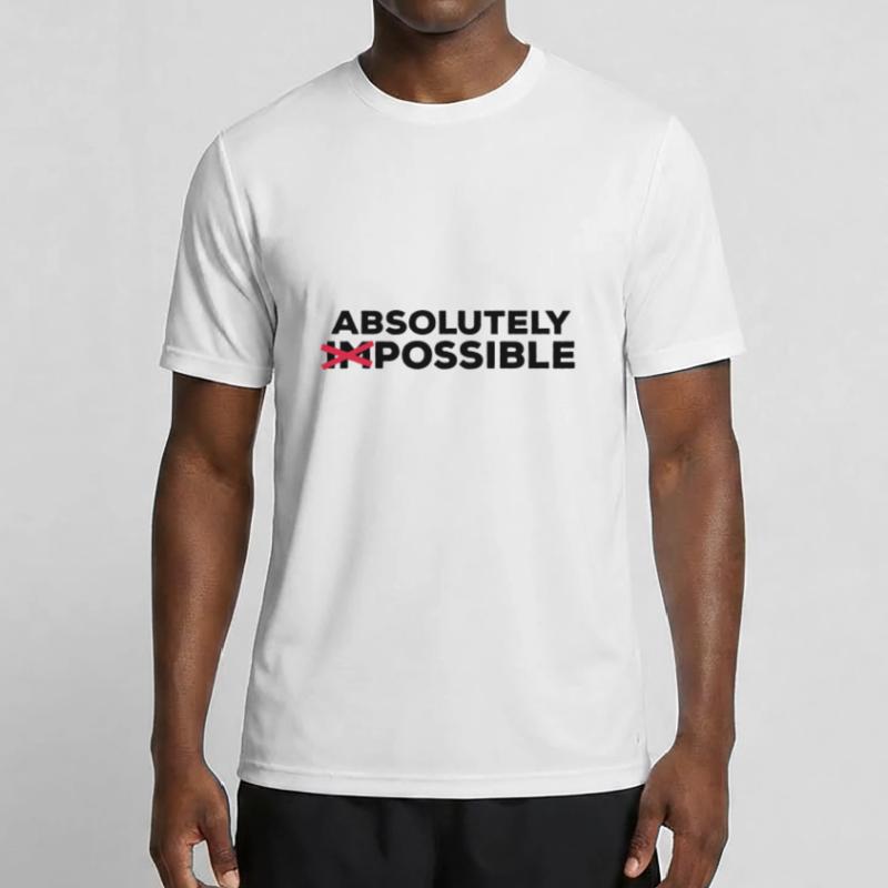 absolutely possible possible sortie solution Optimist T-shirt sport Homme