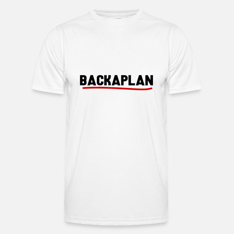 Backaplan - Men's Functional T-Shirt - white