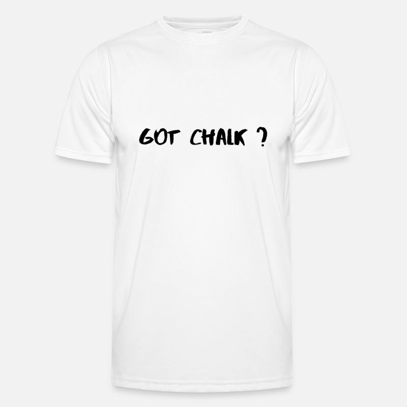 Vous avez de la craie ? Conception de rochers T-shirt sport Homme