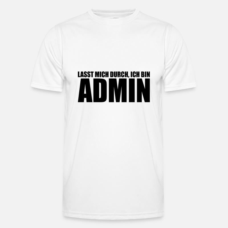 Admin Geek Informatik Programming Geschenk Männer Funktions-T-Shirt