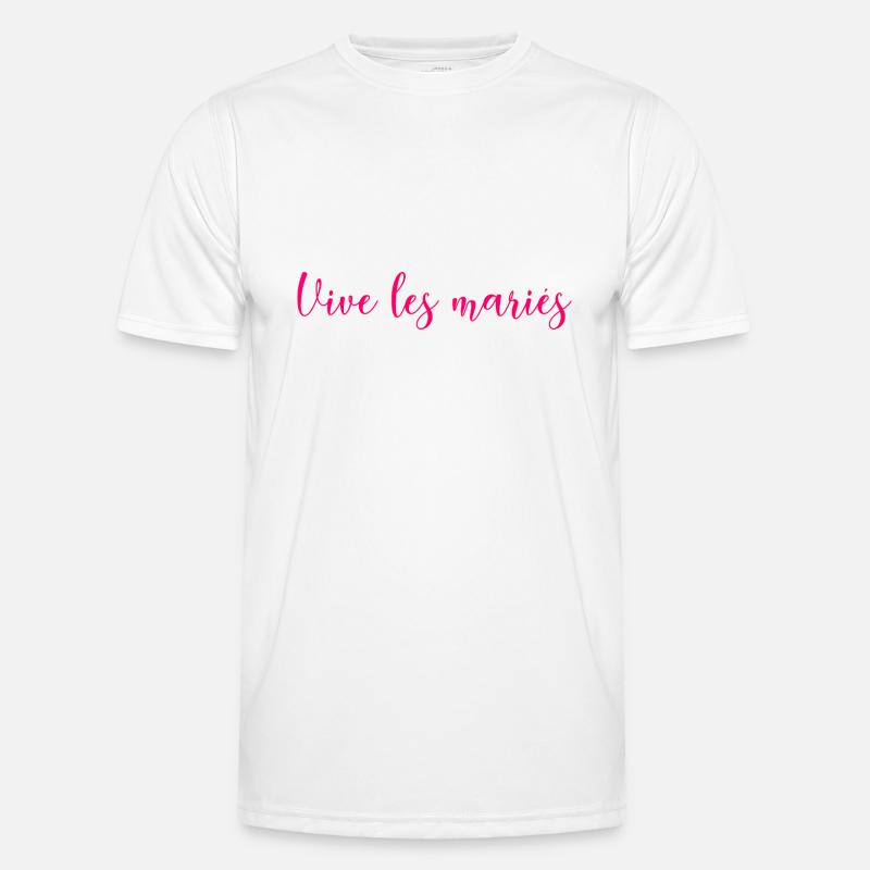 VIVE LES MARIES. JUST MARRIED. VIVE LES MARIES T-shirt sport Homme