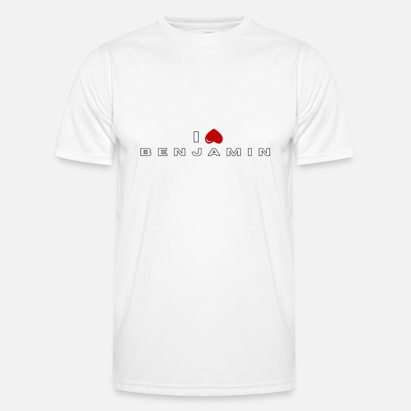 I hate Benjamin - Men's Functional T-Shirt - white