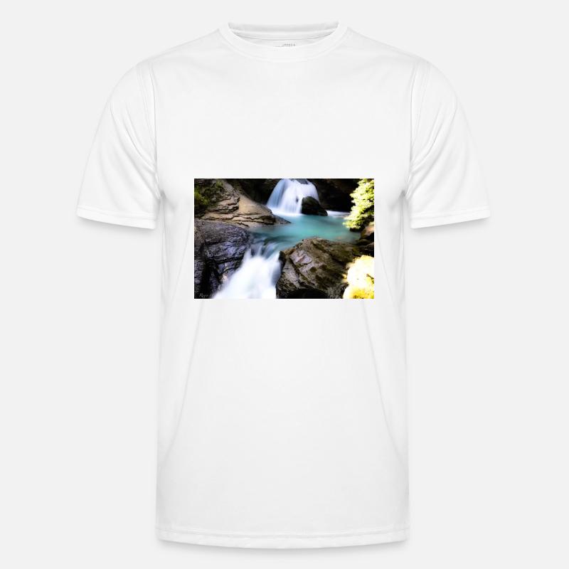 Keiner Wasserfall Männer Funktions-T-Shirt