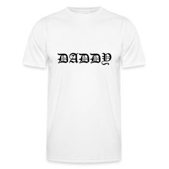 Daddy - Men's Functional T-Shirt - white - Front - AI Model Male 178 dark (178cm)