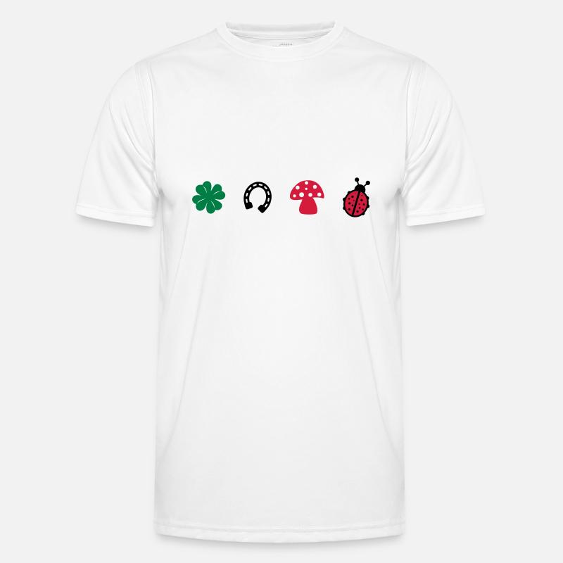 Glücksbringer Männer Funktions-T-Shirt