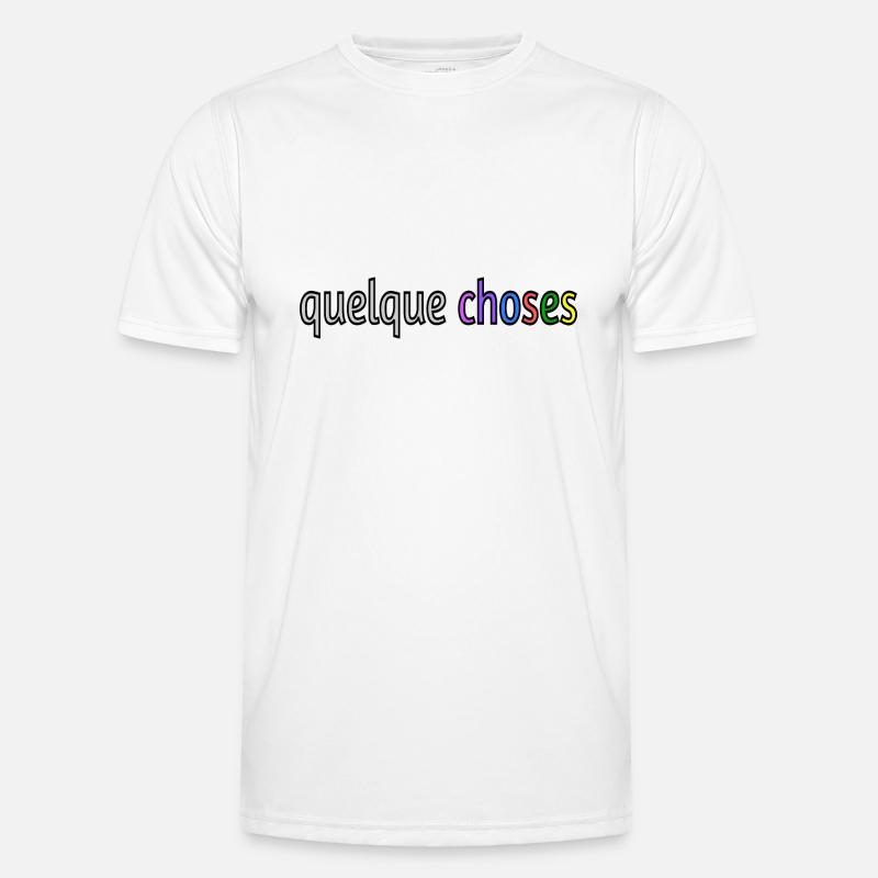 Quelques choses - Men's Functional T-Shirt - white