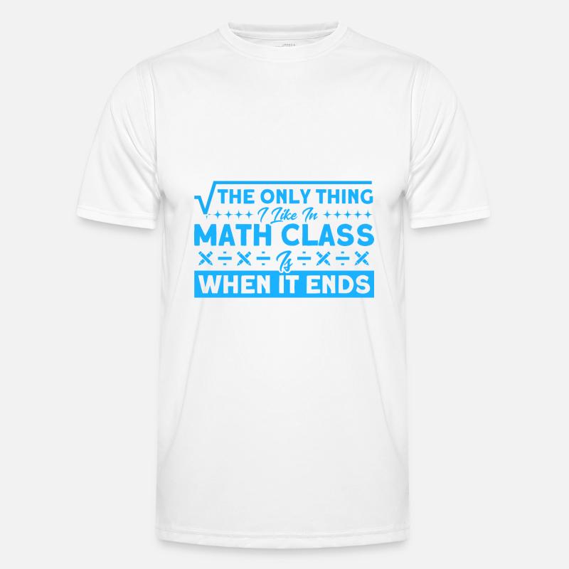 Math Mathematics Science Math Gift - Men's Functional T-Shirt - white