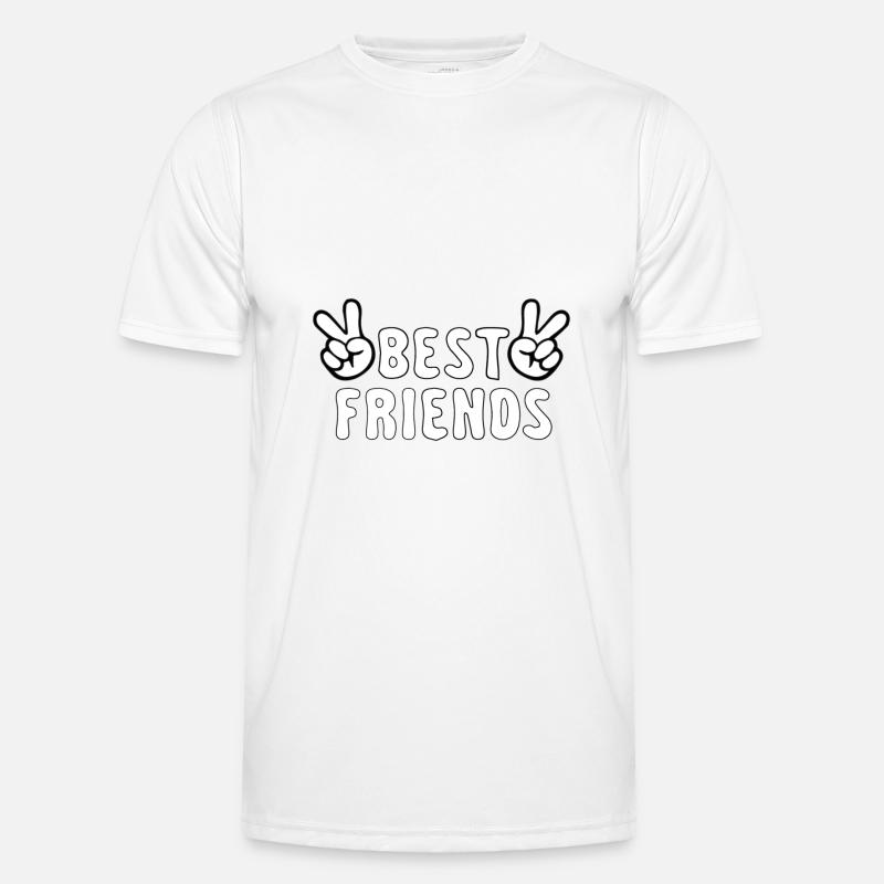 Beste Freunde Männer Funktions-T-Shirt