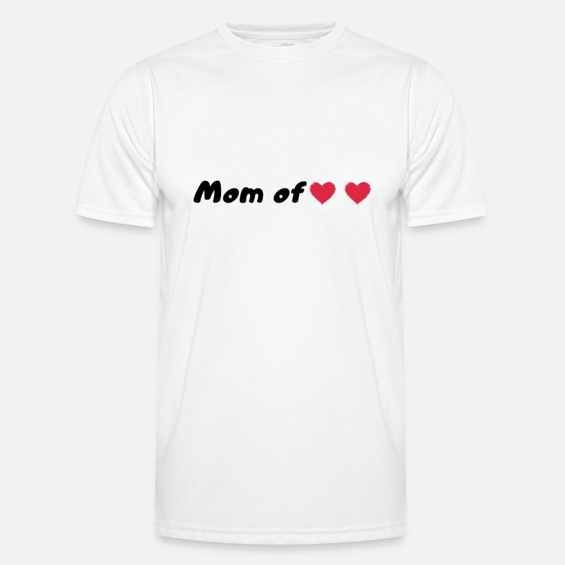 Mutter von zwei Kindern Männer Funktions-T-Shirt