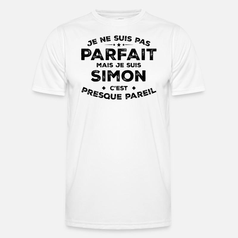 Simon Ein Name, eine Haltung Humor Simon Männer Funktions-T-Shirt