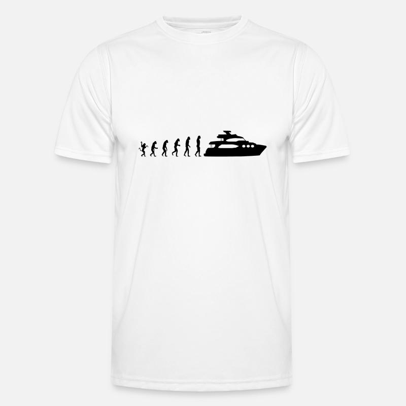 Boat Evolution Motorboat Men's Functional T-Shirt