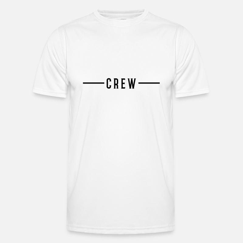 crew strich Männer Funktions-T-Shirt