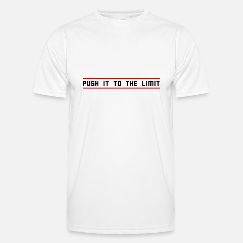Push it to the limit - Men's Functional T-Shirt - white
