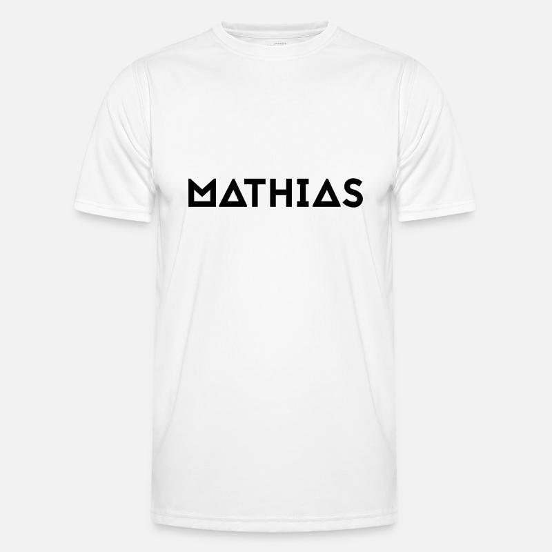 Prénom Mathias T-shirt sport Homme
