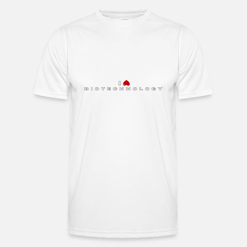 I hate Biotechnology - Men's Functional T-Shirt - white