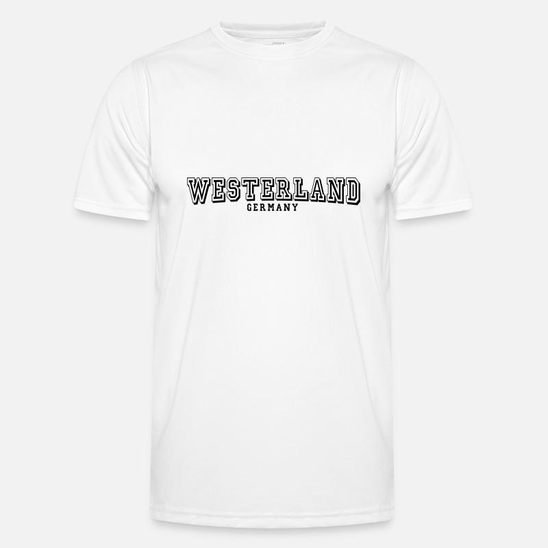 Westerland - Männer Funktions-T-Shirt - Weiß