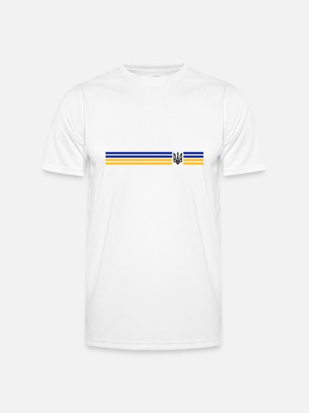 UKRAINE Sporty - Men's Functional T-Shirt - white