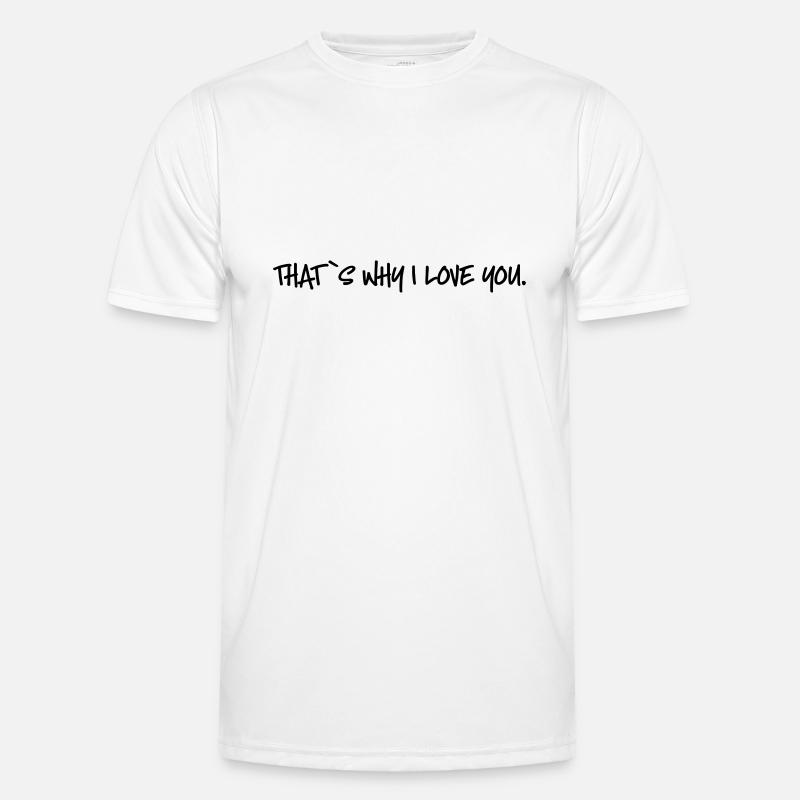 love - Men's Functional T-Shirt - white