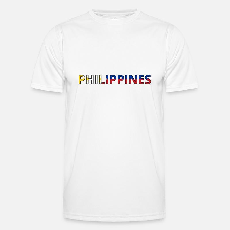Drapeau Philippines T-shirt sport Homme