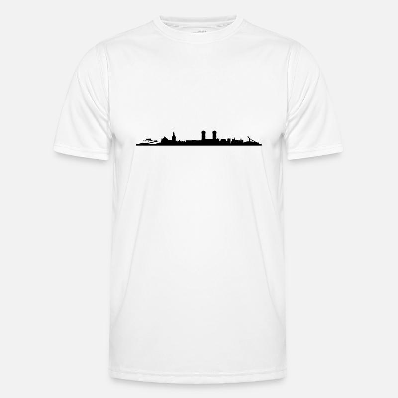 Skyline Oslo Männer Funktions-T-Shirt