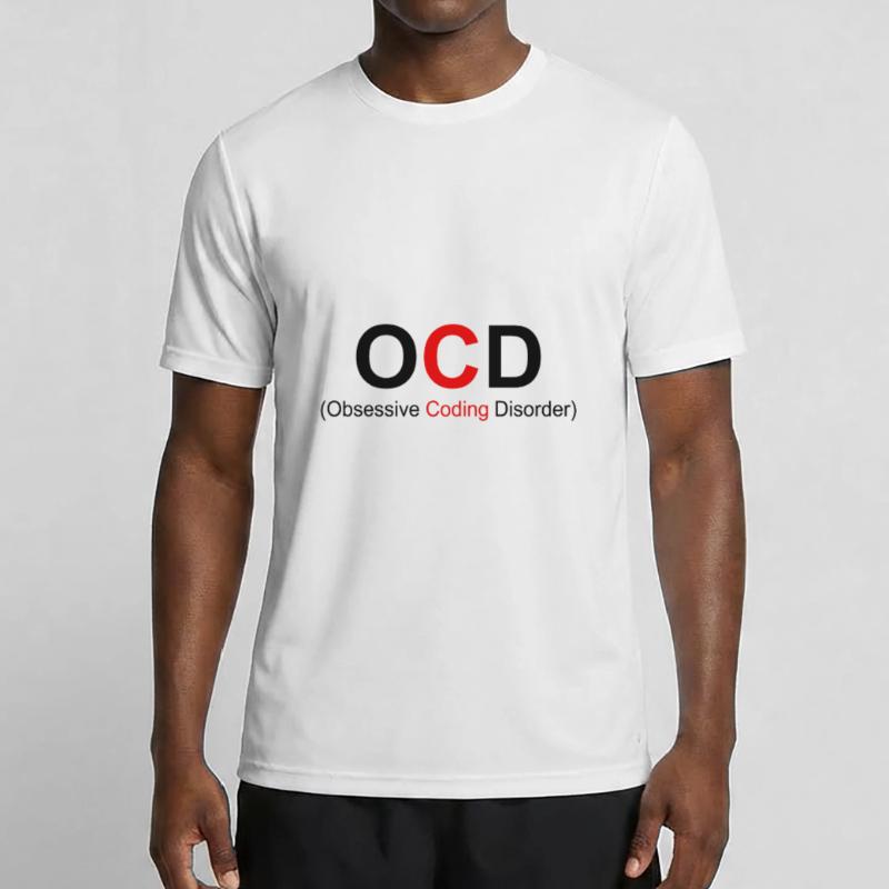 OCD Obsessive Coding Dissorder Programming Program Männer Funktions-T-Shirt