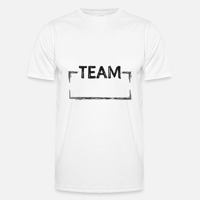 Team - Insert your text - Men's Functional T-Shirt - white
