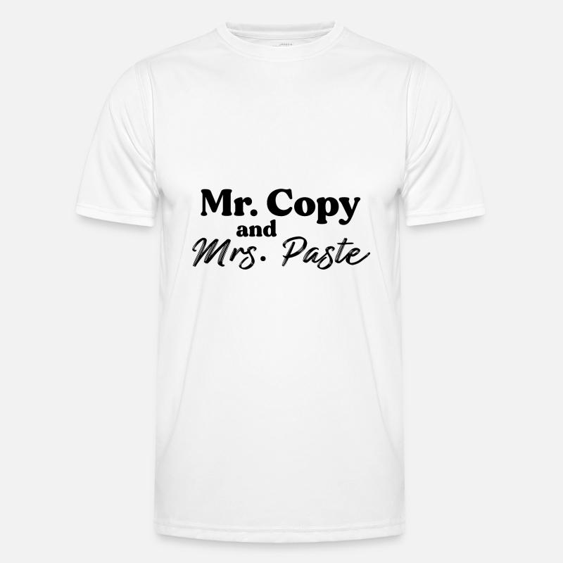 M. Copy and Mrs Paste T-shirt sport Homme