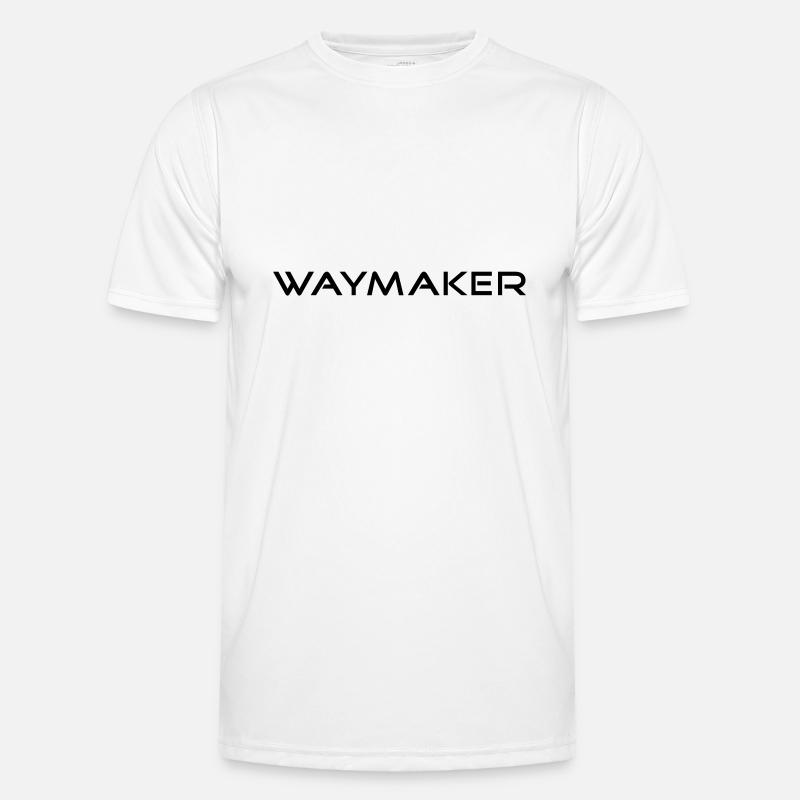 waymaker by csDesign - Men's Functional T-Shirt - white