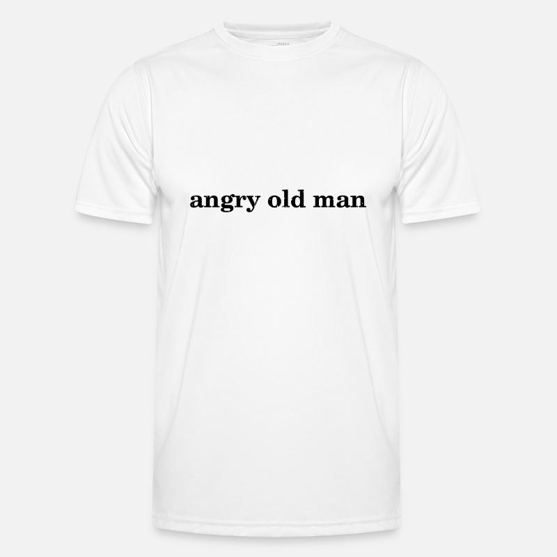 angry old man Men's Functional T-Shirt