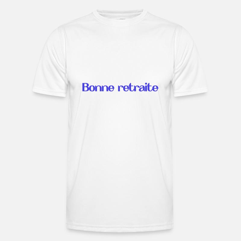 RETIREMENT. RETIREMENT. RETIRED. RETIREMENT - Men's Functional T-Shirt - white
