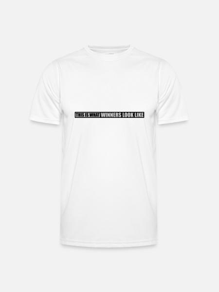 What Winners Look Like - Männer Funktions-T-Shirt - Weiß