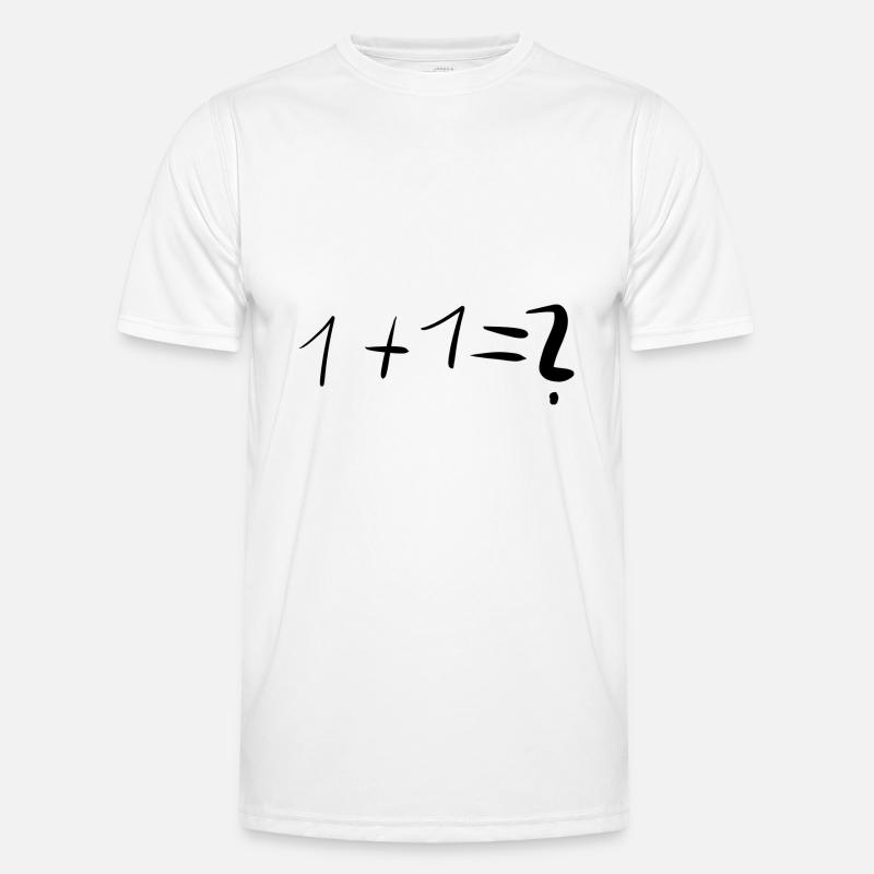 math mathematics - Men's Functional T-Shirt - white