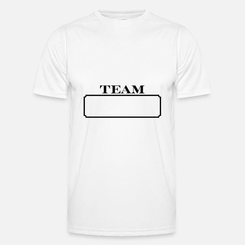 Team - Insert your text - Men's Functional T-Shirt - white