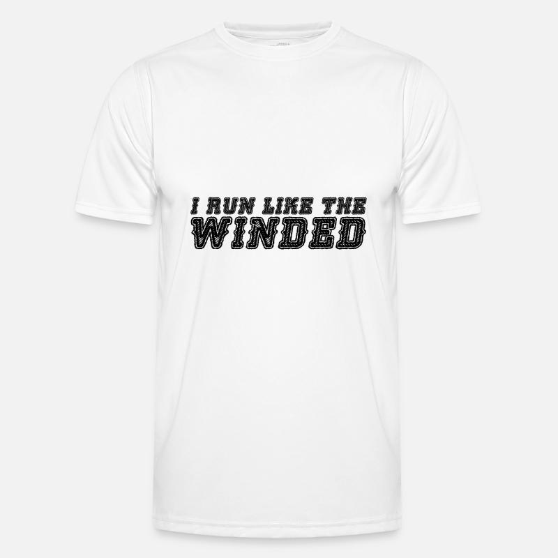 I Run Like The Winded - Men's Functional T-Shirt - white