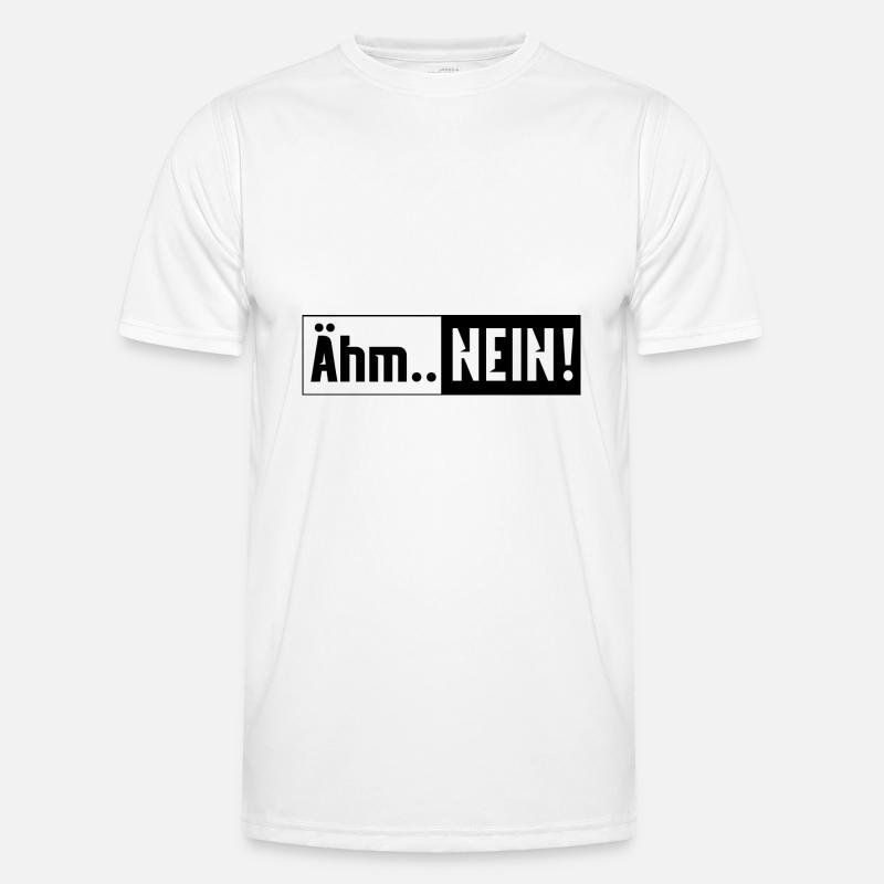 Ähm Nein! Männer Funktions-T-Shirt