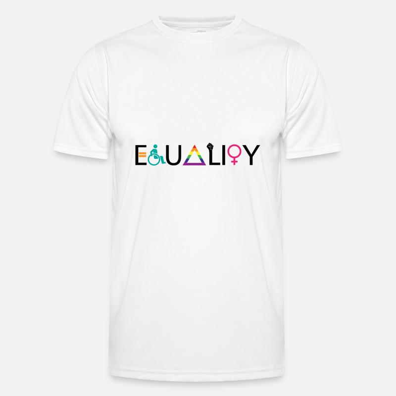 Equality LGBT Spruch Geschenk Pride Rechte Männer Funktions-T-Shirt