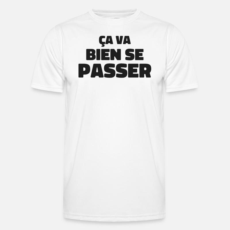 Es wird schon gut Männer Funktions-T-Shirt