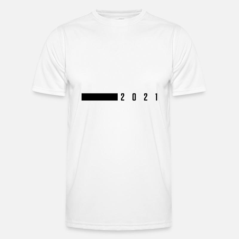 2021 - Männer Funktions-T-Shirt - Weiß
