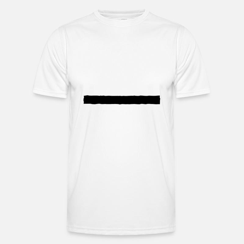 Banner thin - Men's Functional T-Shirt - white