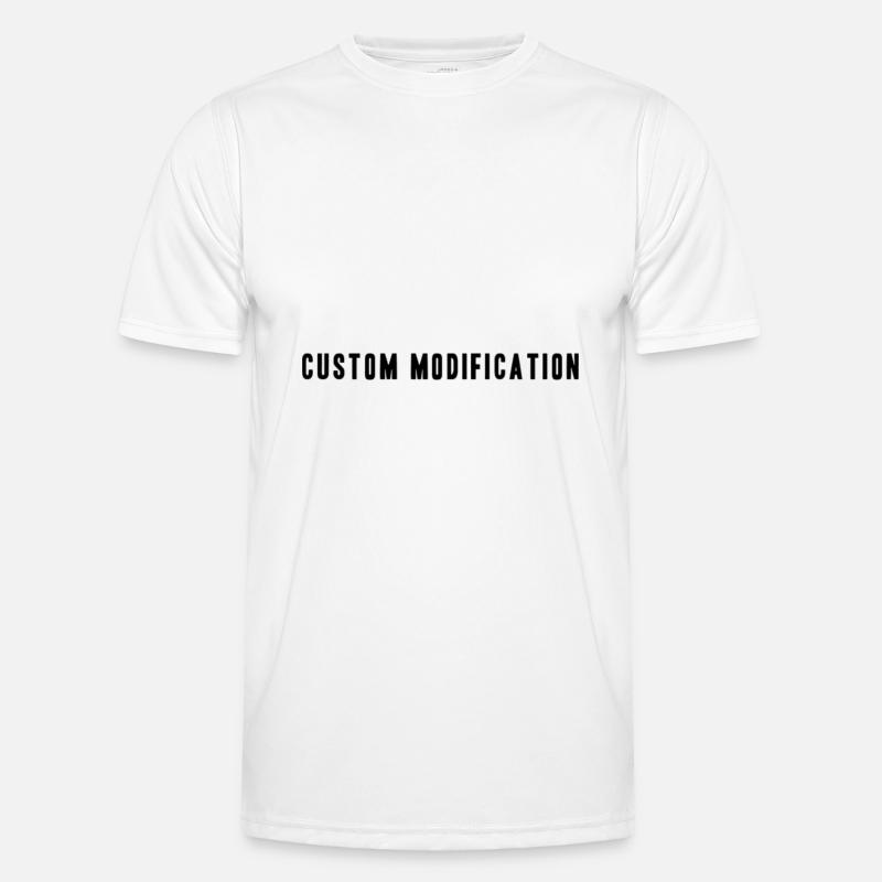 Custom Modification - Men's Functional T-Shirt - white