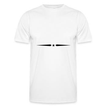 Star Line Element Stroke - Men's Functional T-Shirt - white - Front - AI Model Male 178 dark (178cm)