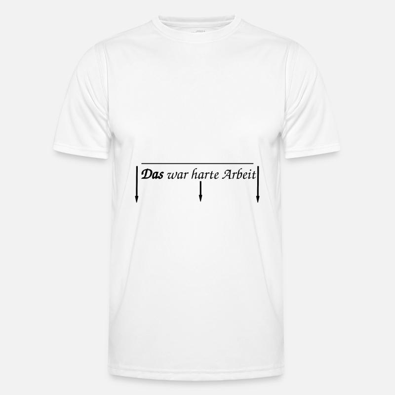 thatwashardwork - Men's Functional T-Shirt - white