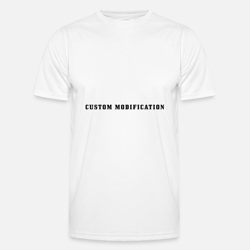 Custom Modification - Men's Functional T-Shirt - white