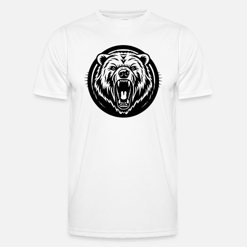 Grizzly Bär Männer Funktions-T-Shirt